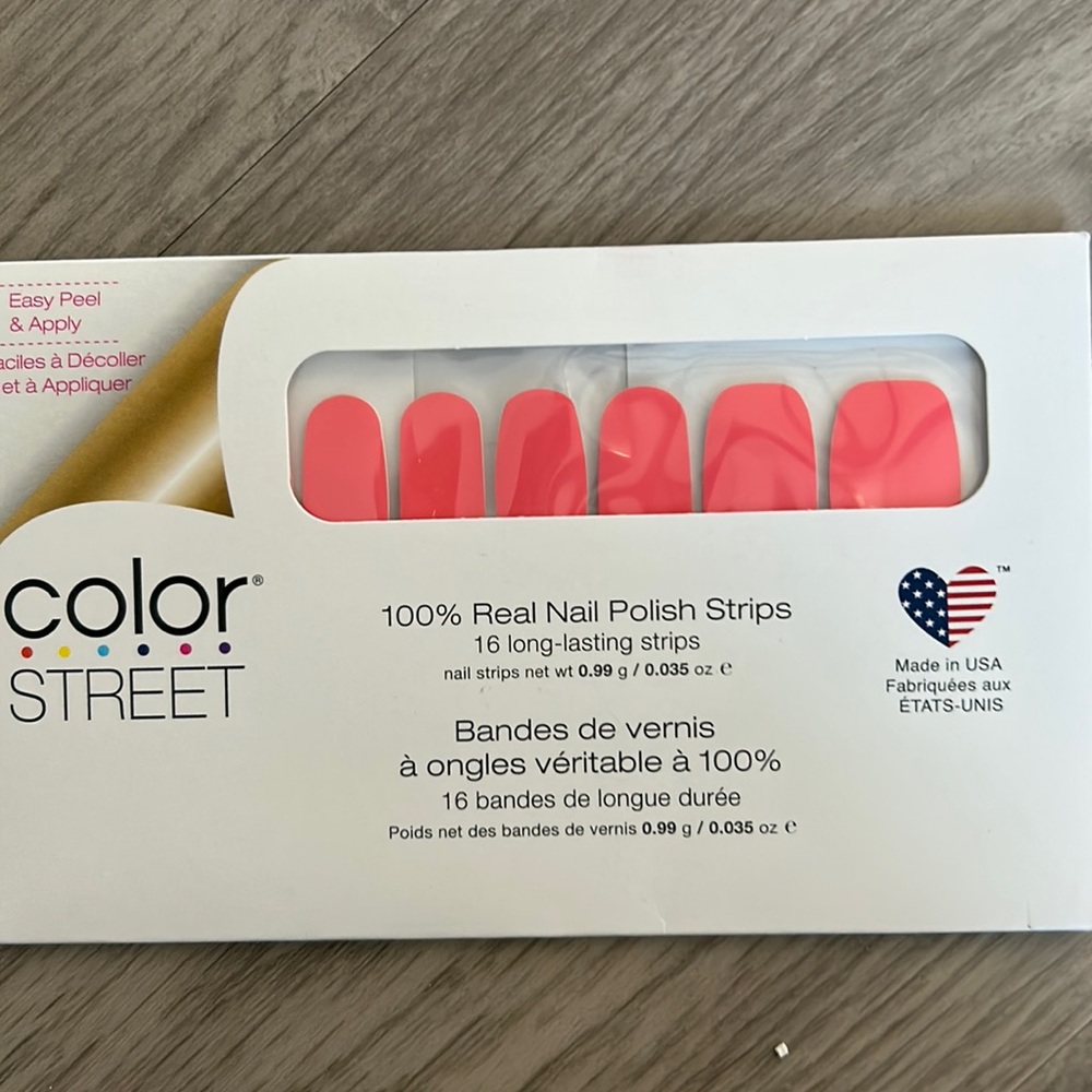 Hot pink press on nails